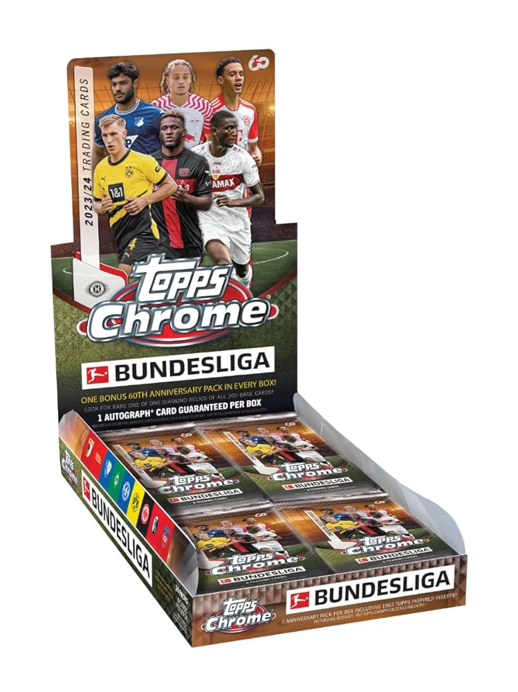 2023-24 Topps Chrome Bundesliga Soccer (Hobby Box)