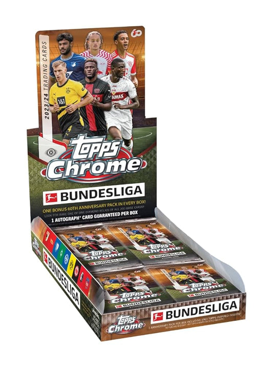2023-24 Topps Chrome Bundesliga Soccer (Hobby Box)